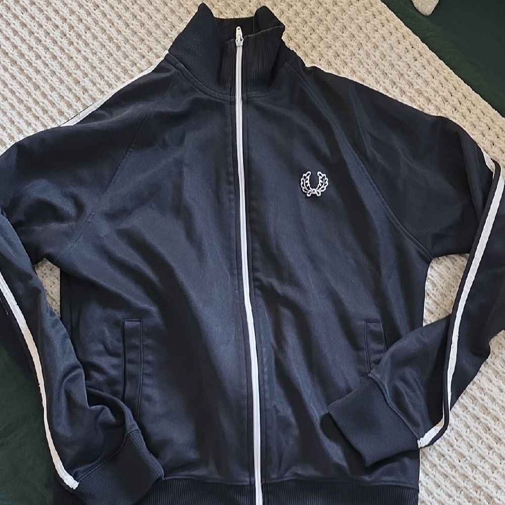 Fred Perry Navy Track Jacket - image 1